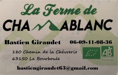 la ferme de Chamablanc